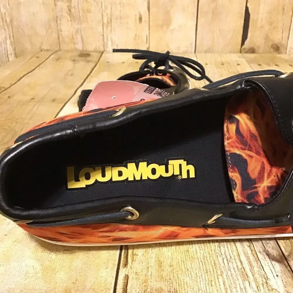 ‎Loudmouth Sailor Flames Boat Shoes 10M